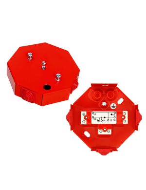 W2 PIP-1AN / ROZGAŁĘŹNA - Puszka instalacyjna przeciwpożarowa ośmiokątna, Rozgałęźna