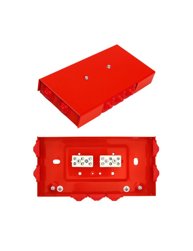 W2 PIP-2AN / Przelotowa / 6x4mm2 - Puszka instalacyjna przeciwpożarowa prostokątna, Przelotowa 6x4mm2