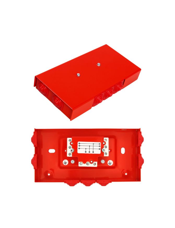 W2 PIP-2AN / Rozgałęźna / 3 ŻYŁY / 4mm2 - Puszka instalacyjna przeciwpożarowa prostokątna, rozgałęźna 3 Żyły 4mm2