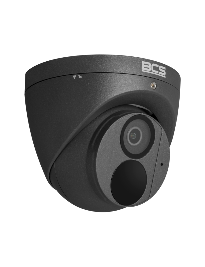 BCS-P-EIP24FSR3-Ai2-G - Kamera IP kopułowa, IR, zew. IP67, kolor grafitowy
