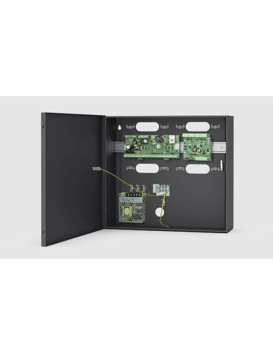 ROGER MC16-PAC-EX-2-KIT - Zestaw kontroli dostępu na 2 przejścia, metalowa obudowa ME-40, sieciowy kontroler dostępu MC16-PAC-EX