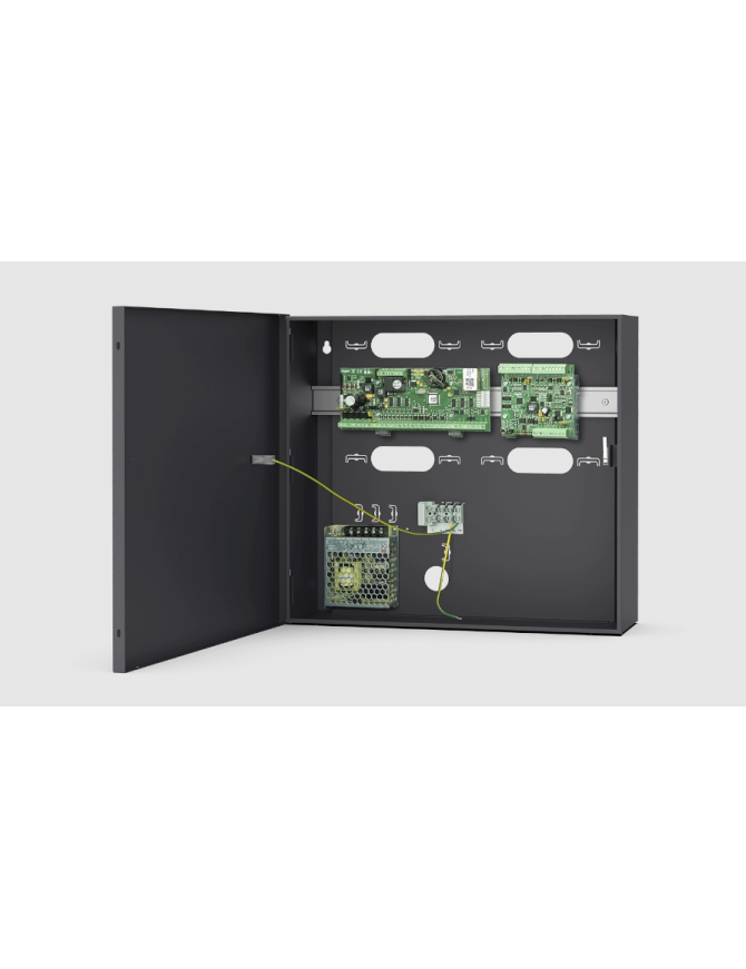 ROGER MC16-PAC-EX-2-KIT - Zestaw kontroli dostępu na 2 przejścia, metalowa obudowa ME-40, sieciowy kontroler dostępu MC16-PAC-EX