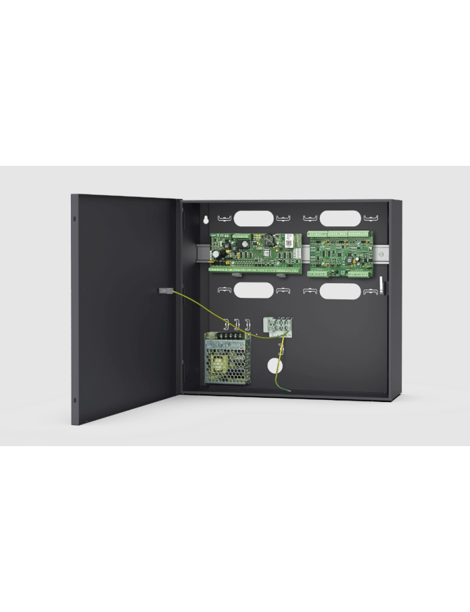 ROGER MC16-PAC-EX-3-KIT - Zestaw kontroli dostępu na 3 przejścia, metalowa obudowa ME-40, sieciowy kontroler dostępu MC16-PAC-EX