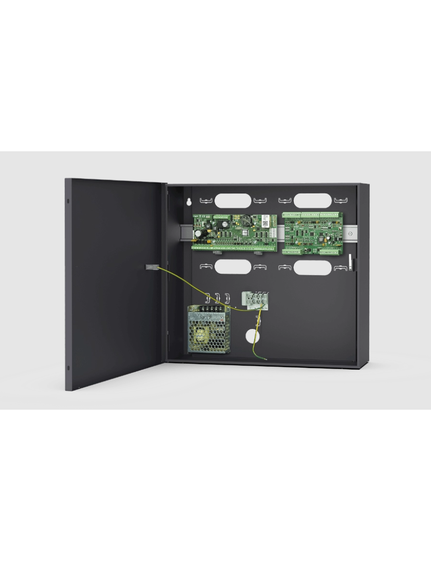 ROGER MC16-PAC-ST-4-KIT - Zestaw kontroli dostępu na 4 przejścia, metalowa obudowa ME-40, sieciowy kontroler dostępu MC16-PAC-ST