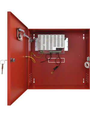 PULSAR EN54C-5A40LCD - Zasilac do systemów przeciwpożarowych z wyświetlaczem LCD, EN54C 27.6V/5A/2x40Ah