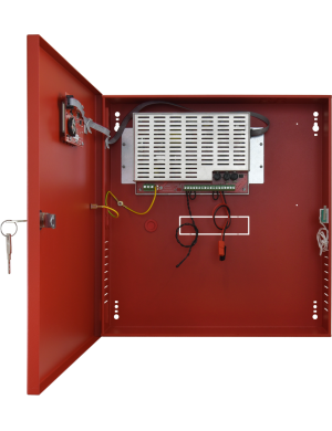PULSAR EN54C-5A17LCD - Zasilac do systemów przeciwpożarowych z wyświetlaczem LCD, EN54C 27.6V/5A/2x17Ah