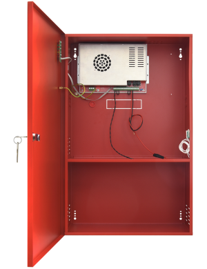 PULSAR EN54C-10A65 - Zasilacz do systemów przeciwpożarowych, EN54C 27.6V/10A/2x65Ah