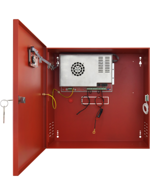 PULSAR EN54C-10A40LCD - Zasilacz do systemów przeciwpożarowych z wyświetlaczem LCD, EN54C 27.6V/10A/2x40Ah