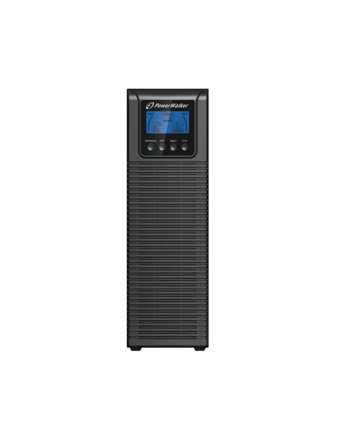 POWERWALKER VFI 2000 TGS - Zasilacz awaryjny 2000 VA, 6x IEC C13, LCD, tower, bez aku