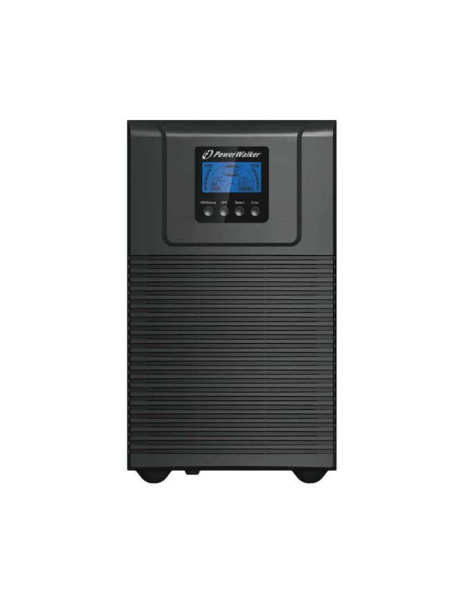 POWERWALKER VFI 2000 TGB - Zasilacz awaryjny 2000 VA, 4x IEC C13, LCD, tower