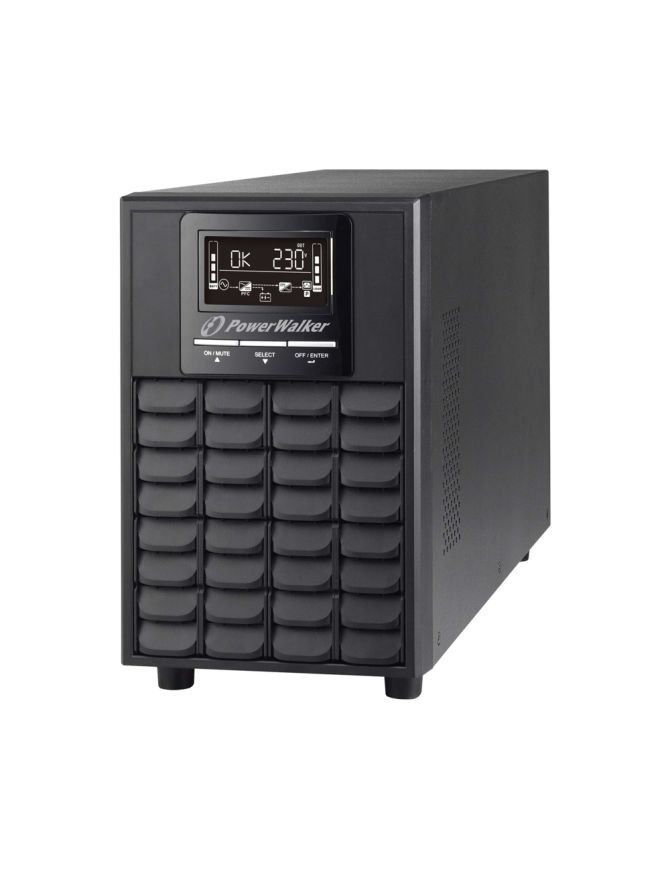 POWERWALKER VFI 1000 CG PF1 - Zasilacz awaryjny 1000 VA, 4x IEC C13, LCD, tower