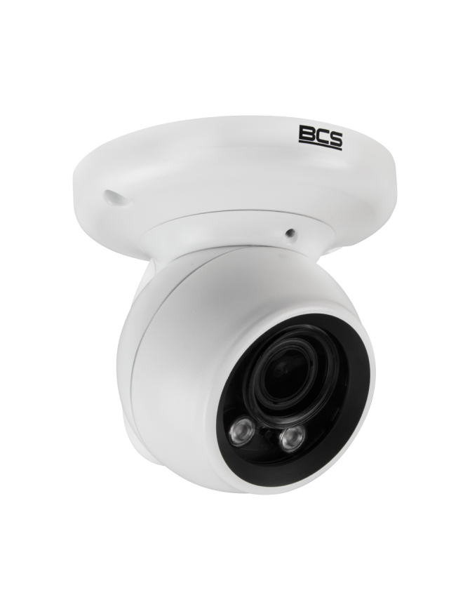 BCS-F-EIP45VSR4 - Kamera IP kopułowa, 5MP, 2.7-13.5mm, IR, zew. IP67, IK10