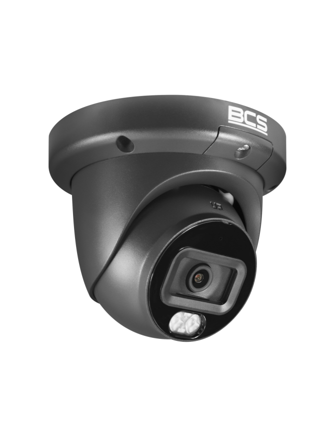 BCS-L-EIP26FCR3L3-AI1-G - Kamera IP kopułowa, 6MP, 2.8mm, IR, białe światło, zew. IP67