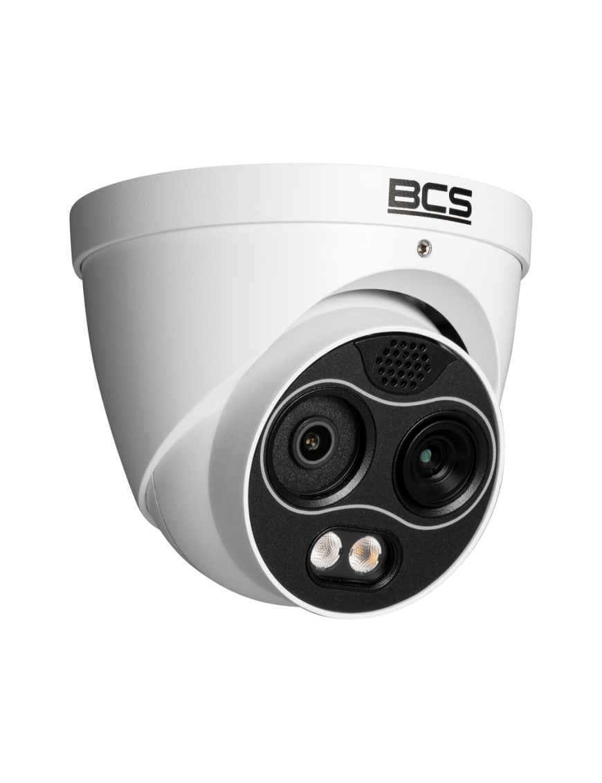 BCS-L-EIP242FR3-TH-Ai(0403) - Kamera IP termowizyjna kopułowa, IR, zew. IP67