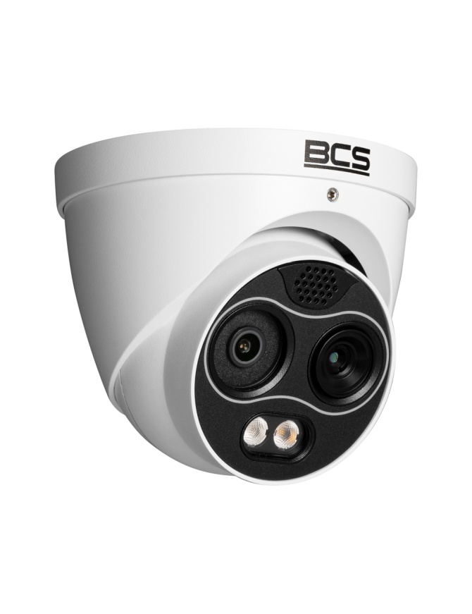 BCS-L-EIP242FR3-TH-Ai(0403) - Kamera IP termowizyjna kopułowa, IR, zew. IP67