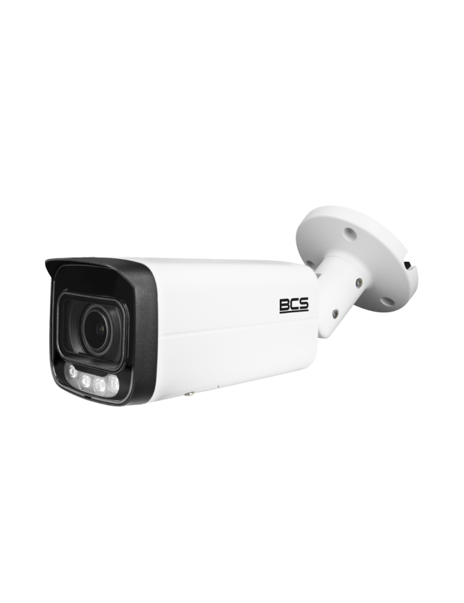 BCS-L-TIP48VCR6L6-Ai1 - Kamera IP tulejowa, 8MP, 2.7-13.5mm, IR, białe światło, zew. IP67
