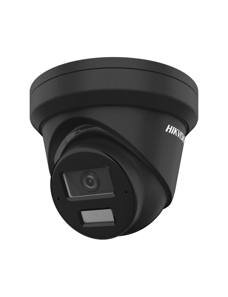 HIKVISION DS-2CD2343G2-LI2U 2.8mm BLACK PL - Kamera IP kopułowa, 4 MP, 2.8mm, IR, białe światło, zew. IP67
