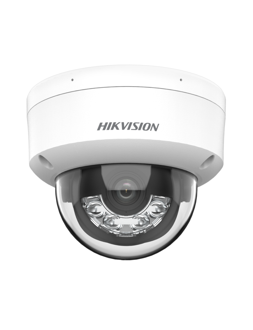 HIKVISION DS-2CD2143G2-LIS2U 2.8mm PL - Kamera IP kopyłowa, 4MP, 2.8mm, IR, białe światło, zew. IP67, IK10