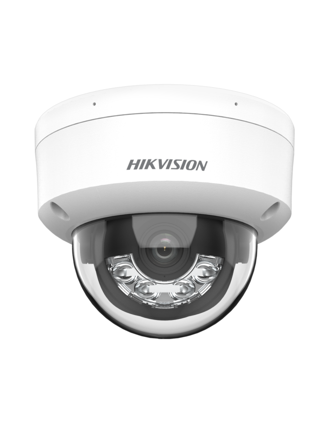 HIKVISION DS-2CD2143G2-LIS2U 2.8mm PL - Kamera IP kopyłowa, 4MP, 2.8mm, IR, białe światło, zew. IP67, IK10