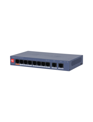 DAHUA CS4010-8ET2GT-60 - Switch 10-portowy, zarządzanie z chmury, 8x PoE 100Mbps, 2x RJ-45 1Gbps