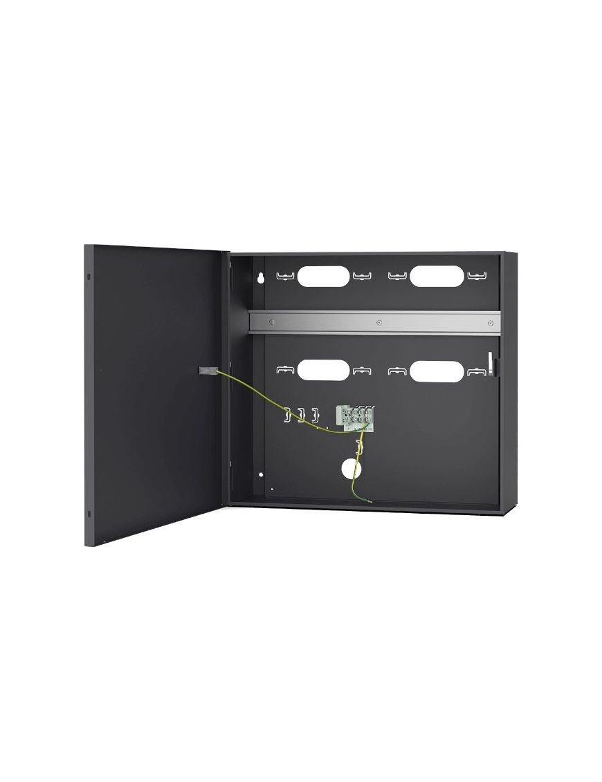 ROGER ME-40 - Obudowa metalowa z jedną szyną DIN, przestrzeń na akumulator 17 Ah