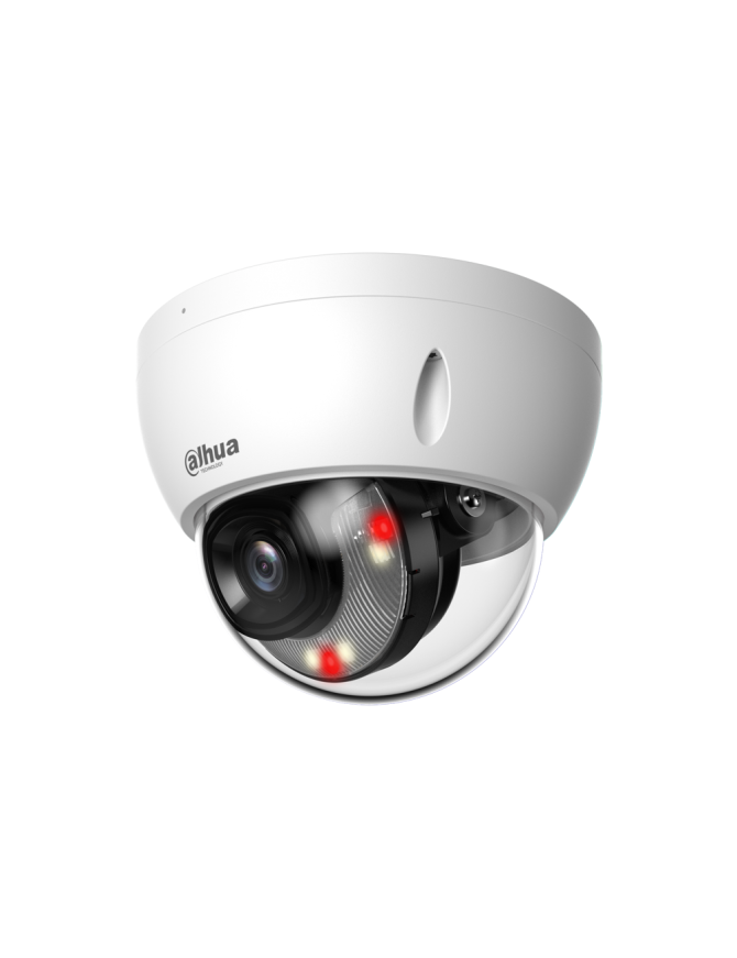 DAHUA IPC-HDBW2849E-S-IL-0280B - Kamera IP kopułowa, 8MP, 2.8mm, IR, białe światło, zew. IP67, IK10