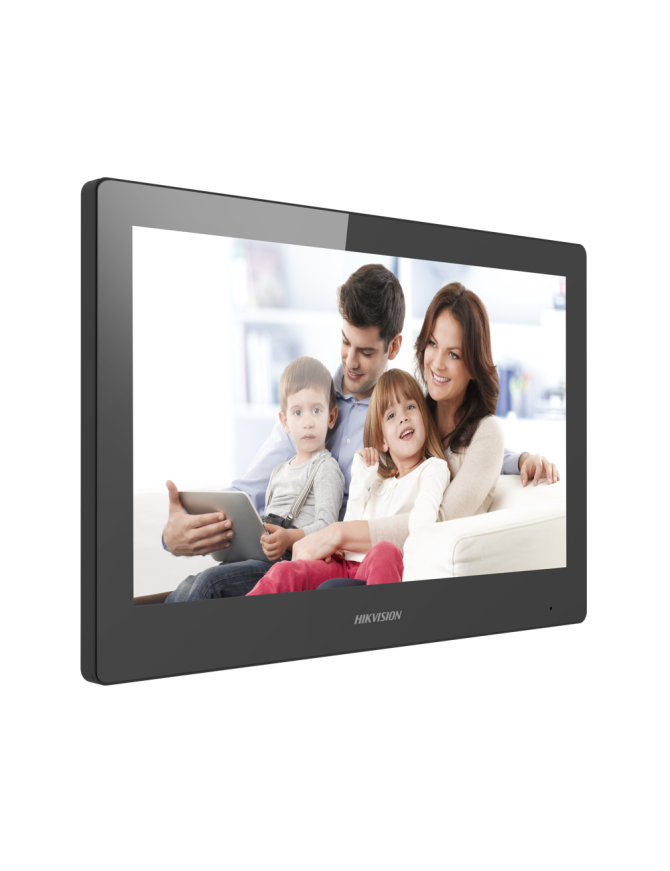 HIKVISION DS-KH8520-WTE1/EU - Stacja wewnętrzna IP, ekran dotykowy 10", kolor czarny