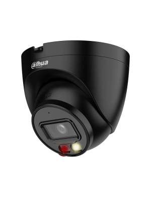 DAHUA IPC-HDW1439V-A-IL-0280B-BLACK - Kamera IP kopułowa, 4MP, 2.8mm, IR, białe światło, zew. IP67