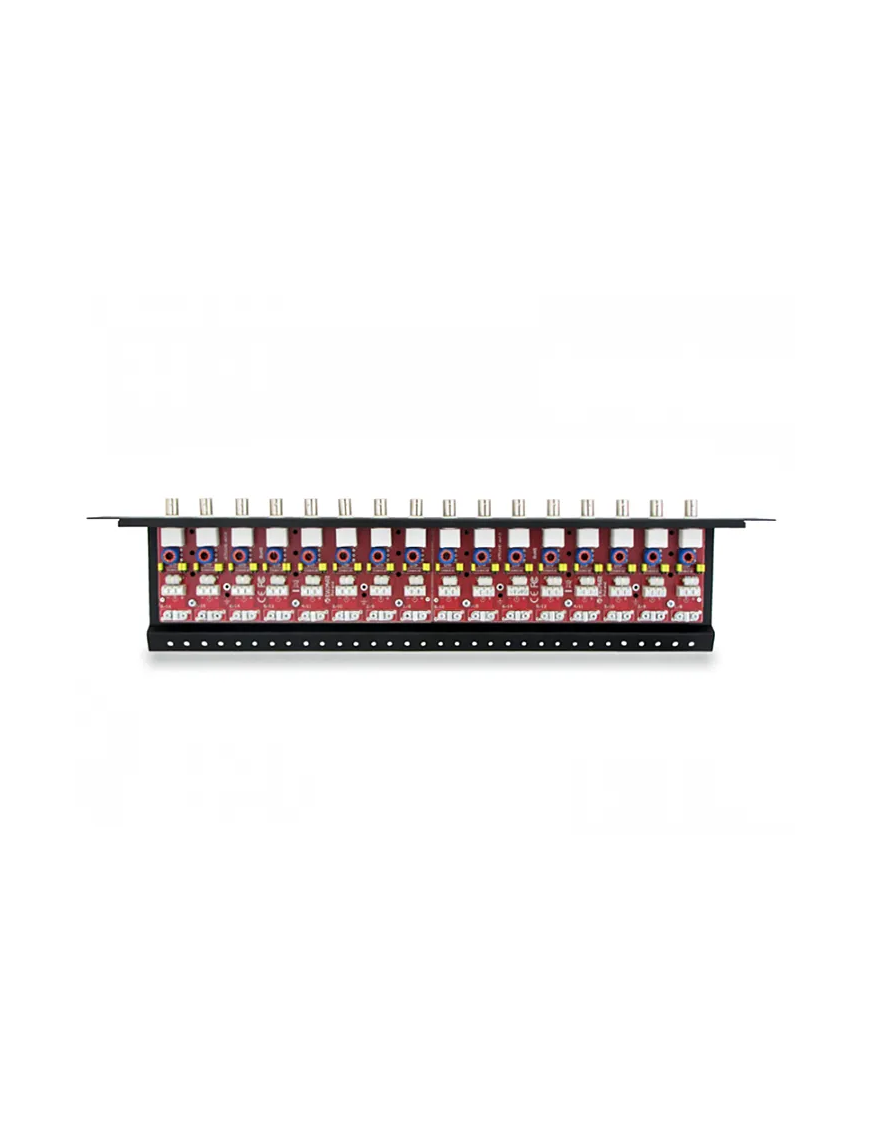 EWIMAR LHD-16R-EXT-FPS 24V - Patchpanel porządkujący z zabezpieczeniem przeciwprzepięciowym