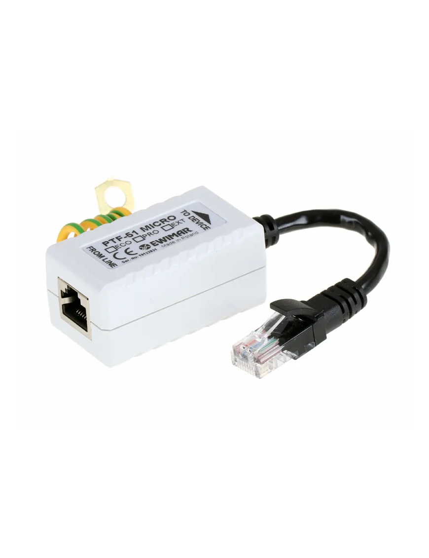 EWIMAR PTF-51-PRO/PoE/Micro - Ochronniki IP w obudowie miniaturowej