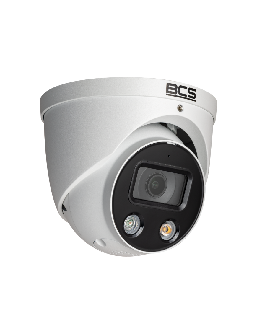 BCS-L-EIP55FCR3L3-Ai1 - Kamera IP kopułowa, NightColor, IR, białe światło, zew. IP67