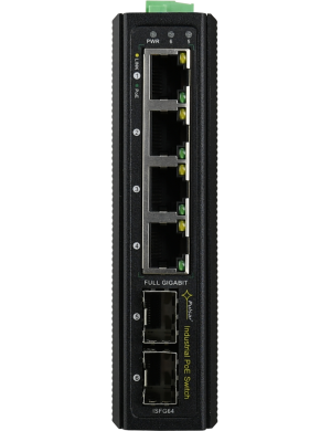 PULSAR ISFG64 - Switch przemysłowy ISFG64 (4xPoE, 2xSFP)