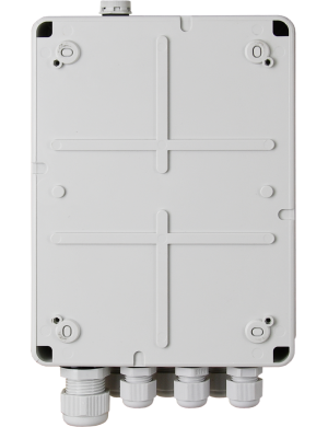 PULSAR SG64H - Switch PoE 6-portowy z zasilaczem do 4 kamer IP w obudowie hermetycznej, 4xPoE + 2xUPLINK, 52VDC / 30W/port (PoE+