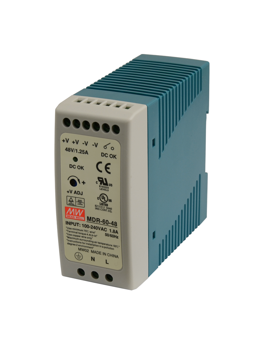 PULSAR MDR-60-48 - Zasilacz na szynę DIN, MDR 48V/60W/1,25A