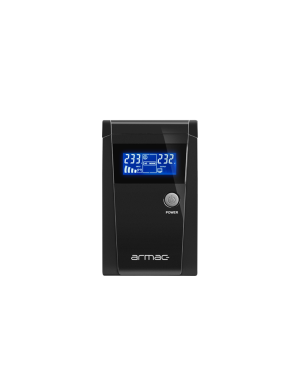 ARMAC O/650E/LCD - Zasilacz awaryjny 650 VA, 2x 230V PL, LCD, tower