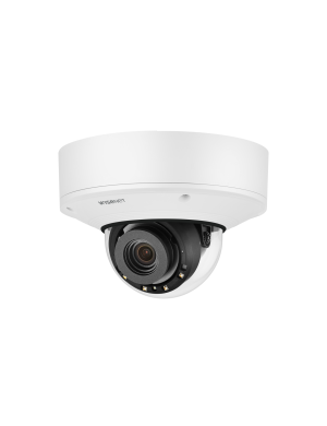 WISENET SAMSUNG PNV-A9081R - Kamera IP kopułowa, 8MP, 4.5-10mm, IR, zew. IP66/IP67/IP6K9K, IK10+, NEMA 4X