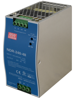 PULSAR NDR-240-48 - Zasilacz na szynę DIN, 48V/240W/5A