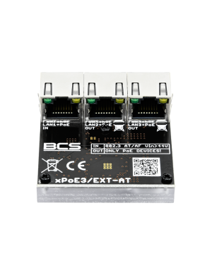 BCS-xPOE3/EXT-AT - Switch 3 portowy (PoE)