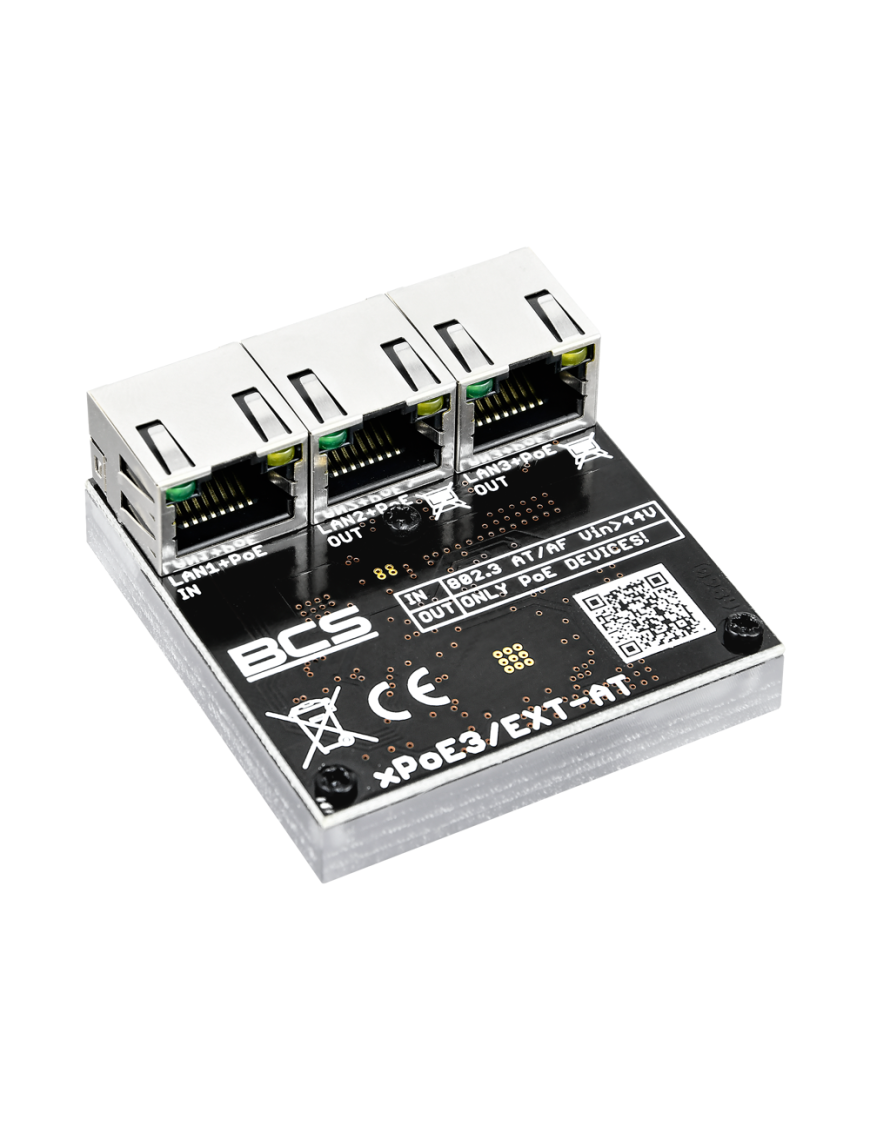 BCS-xPOE3/EXT-AT - Switch 3 portowy (PoE)