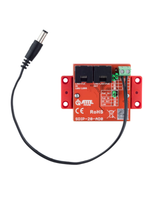 ATTE SDIP-20-AD0 - Adapter PoE Gigabit Ethernet obniżający napięcie Vout 5V/12V/24V, Pout max 20W 802.3at/af oraz PASSIVE