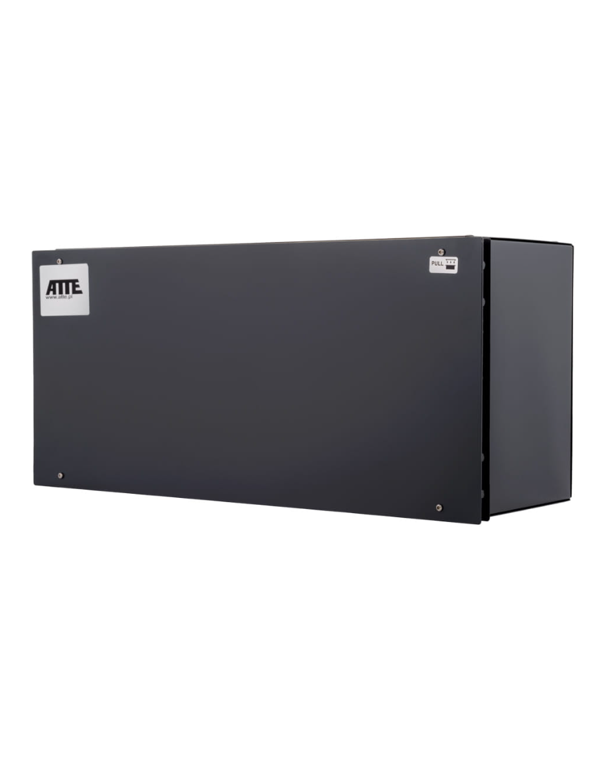 ATTE ABOX-R5U0 - Obudowa RACK 19" 5U 180mm, miejsce na 2 akumulatory 18Ah