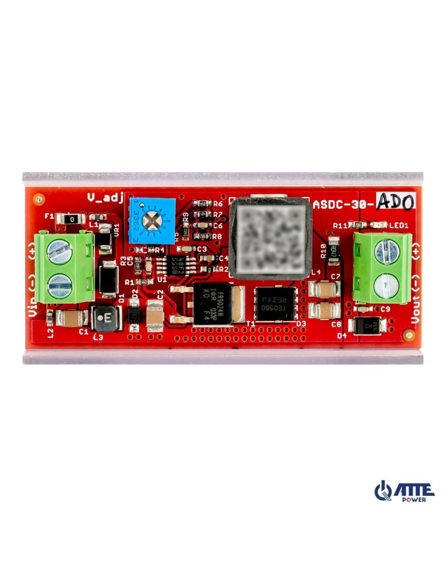 ATTE ASDC-30-AD0-OF - Przetwornica DC/DC obniżająca napięcie z regulacją 3...12V