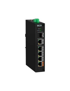 BCS-L-SP0401G-1SFP(2) - Switch 5 portowy PoE