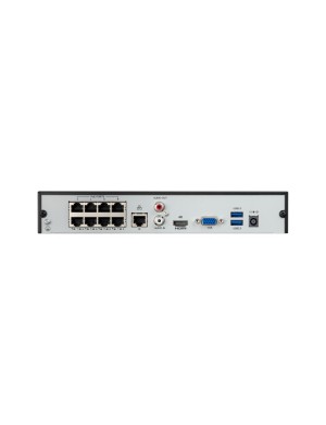 BCS-P-NVR0801-4K-8P-II - Rejestrator 8-kanałowy NVR, 1xHDD