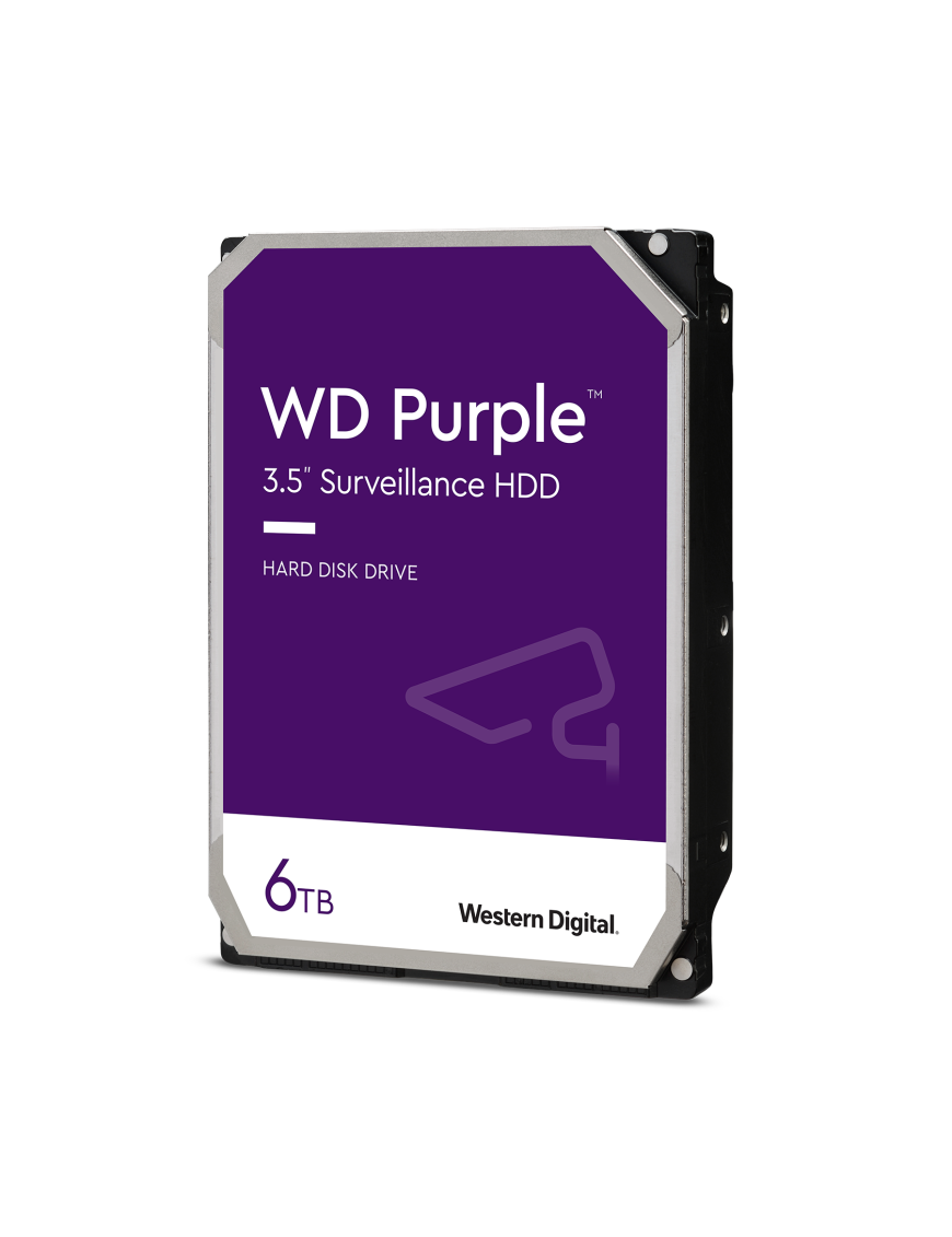 Dysk twardy WD Purple 6TB - 5400 obr./min, 3.5", SATA 6 Gb/s