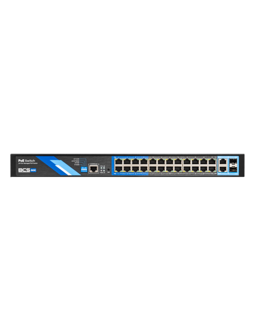 BCS-B-SP2402G-2SFP-M - Switch 26 portowy (PoE)