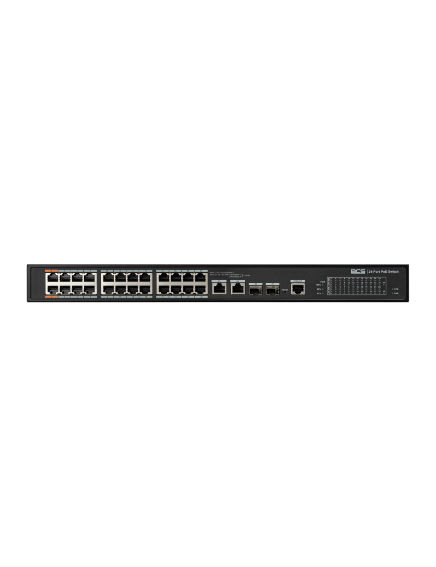 BCS-L-SP2402G-2SFP-M(2) - Switch 26 portowy (PoE)