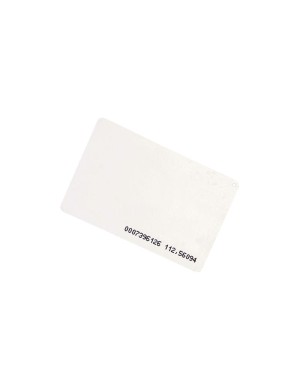 SCOT EMC-12 - Karta RFID 13,56MHz zapisywalna 1kB 0,8mm z numerem (8H10D+6H8D), biała laminowana