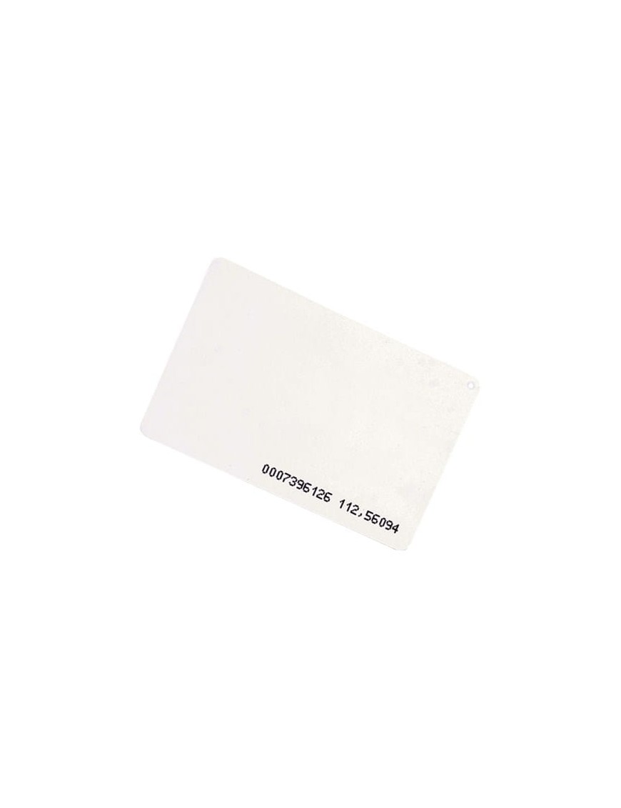 SCOT EMC-12 - Karta RFID 13,56MHz zapisywalna 1kB 0,8mm z numerem (8H10D+6H8D), biała laminowana