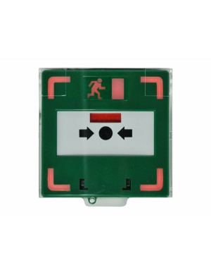 SCOT CP-13RG-BL - Przycisk awaryjnego otwarcia z podświetleniem i powiadomieniem dźwiękowym